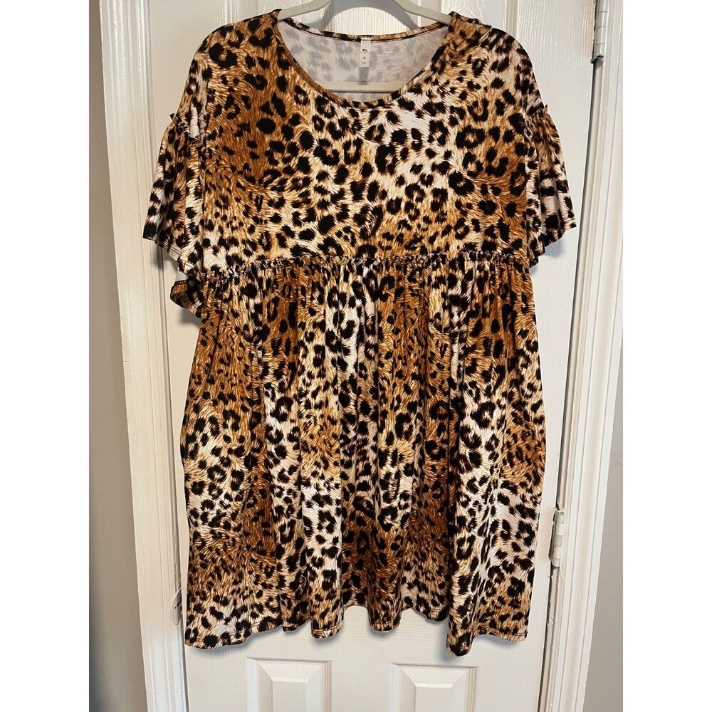 Fall MTS cheetah dress M